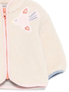 Giacca per neonata Stella McCartney Kids beige con ricamo uccellini TX2057 Z0506 183 STELLA McCARTNEY KIDS 