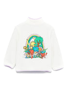 Giacca per bambina Stella McCartney Kids bianco con ricamo TX2A07 Z0506 101 STELLA McCARTNEY KIDS 