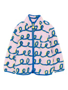 Giubbino per bambina Stella McCartney Kids rosa con motivo a vortice TX2B47 Z3052 552MC STELLA McCARTNEY KIDS 