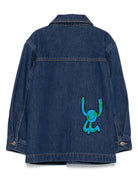Giacca di jeans per bambino Stella McCartney Kids in denim con motivo ricamato TX2P07 Z0746 635 STELLA McCARTNEY KIDS 