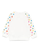 Felpa per neonata Stella McCartney Kids bianco con stampa grafica TX4050 Z3059 101 STELLA McCARTNEY KIDS 
