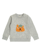 Felpa per neonato Stella McCartney Kids grigia con motivo Bear TX4630 Z0453 807 STELLA McCARTNEY KIDS 