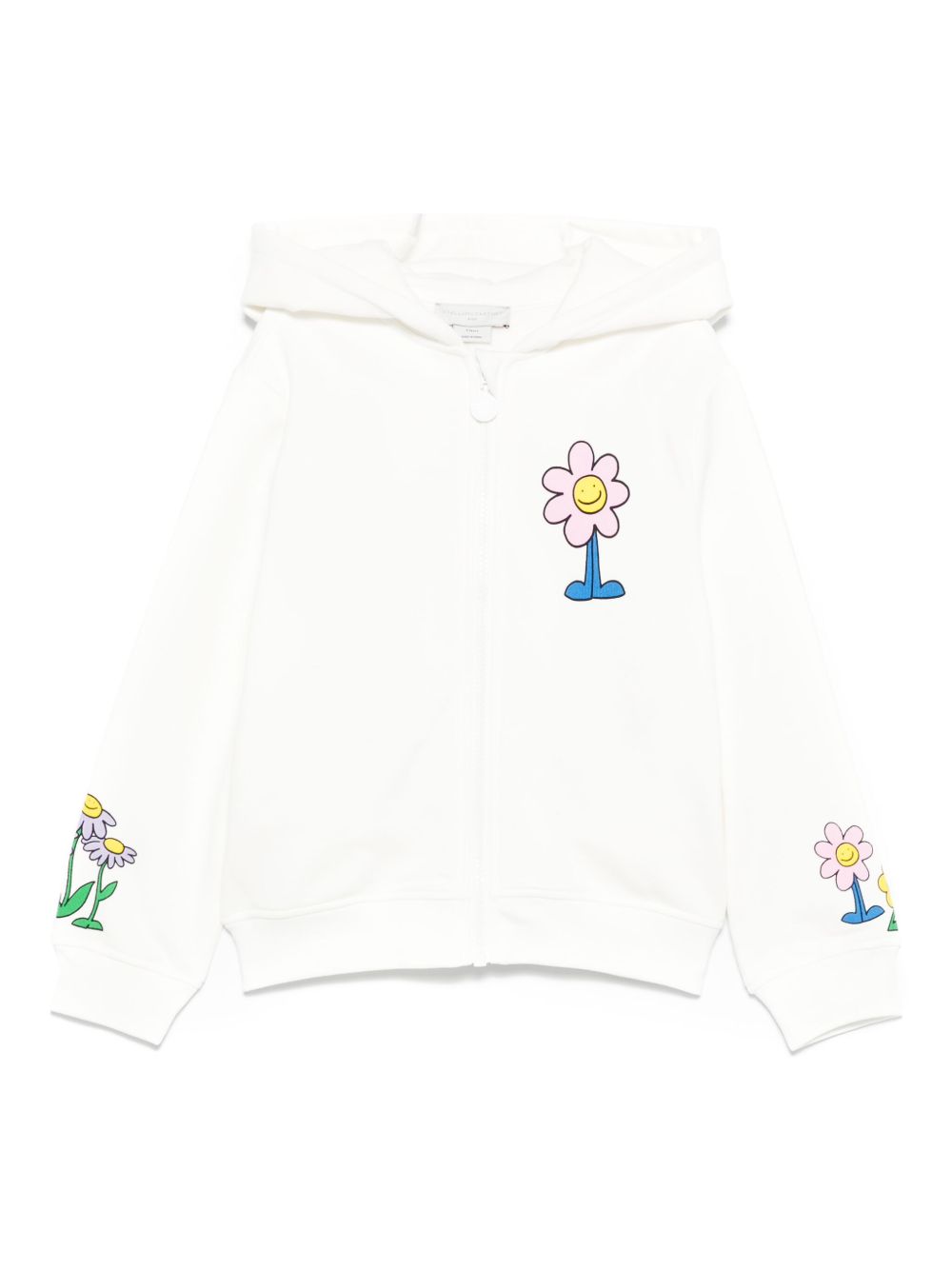 Felpa per bambina Stella McCartney Kids bianco con stampa margherita TX4A40 Z3059 101 STELLA McCARTNEY KIDS 