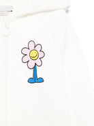 Felpa per bambina Stella McCartney Kids bianco con stampa margherita TX4A40 Z3059 101 STELLA McCARTNEY KIDS 