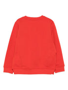 Felpa per bambino Stella McCartney Kids rossa con stampa di Babbo Natale TX4P30 Z3059 421 STELLA McCARTNEY KIDS 