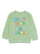 Felpa per bambino Stella McCartney Kids verde con stampa grafica TX4Q00 Z3059 746 STELLA McCARTNEY KIDS 