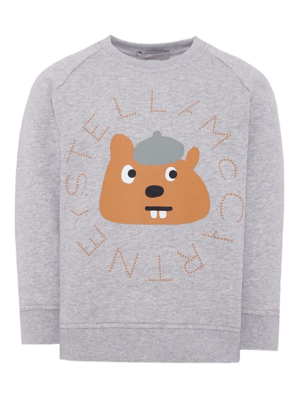 Felpa per bambino Stella McCartney Kids grigio con grafica stile cartoni animati TX4R30 Z0453 807 STELLA McCARTNEY KIDS 