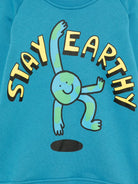 Felpa per bambini Stella McCartney Kids blu con stampa grafica TX4S00 Z0453 60P STELLA McCARTNEY KIDS 