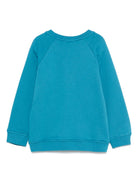 Felpa per bambini Stella McCartney Kids blu con stampa grafica TX4S00 Z0453 60P STELLA McCARTNEY KIDS 