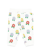 Leggings per neonata Stella McCartney Kids bianco a fiori TX6030 Z3208 101MC STELLA McCARTNEY KIDS 