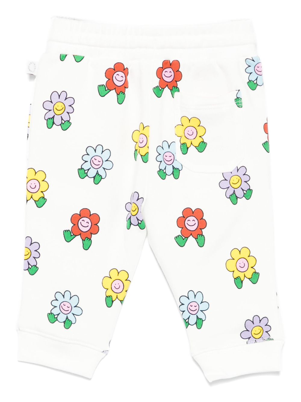 Leggings per neonata Stella McCartney Kids bianco a fiori TX6030 Z3208 101MC STELLA McCARTNEY KIDS 