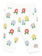 Leggings per neonata Stella McCartney Kids bianco a fiori TX6030 Z3208 101MC STELLA McCARTNEY KIDS 