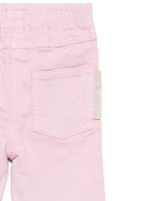 Pantaloni per neonata Stella McCartney Kids rosa con orlo smerlato TX6110 Z0156 568 STELLA McCARTNEY KIDS 