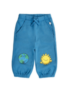 Pantaloni per neonato Stella McCartney Kids blu con stampa grafica TX6530 Z0453 60P STELLA McCARTNEY KIDS 