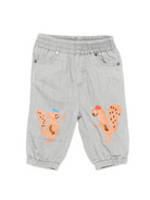 Pantaloni per neonato Stella McCartney Kids grigio con stampa scoiattolo TX6580 Z0522 970 STELLA McCARTNEY KIDS 