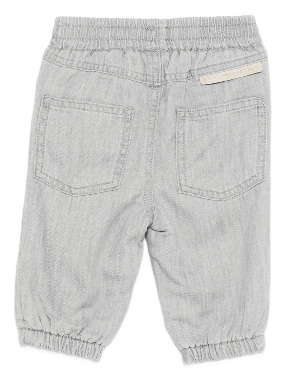 Pantaloni per neonato Stella McCartney Kids grigio con stampa scoiattolo TX6580 Z0522 970 STELLA McCARTNEY KIDS 
