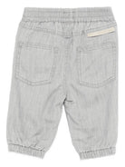 Pantaloni per neonato Stella McCartney Kids grigio con stampa scoiattolo TX6580 Z0522 970 STELLA McCARTNEY KIDS 