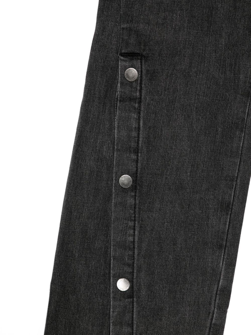 Jeans per bambina Stella McCartney Kids in denim nero con bottoni sulla gamba TX6D40 Z0746 961 STELLA McCARTNEY KIDS 
