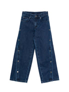 Jeans per bambina Stella McCartney Kids in denim con gamba ampia TX6E70 Z0746 635 STELLA McCARTNEY KIDS 