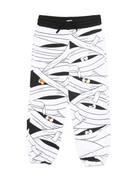 Pantaloni per bambino Stella McCartney Kids bianchi con stampa mummia TX6P00 Z3084 100MC STELLA McCARTNEY KIDS 