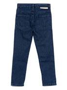 Jeans per bambino Stella McCartney Kids in denim con ricamo sul ginocchio TX6Q00 Z0746 620 STELLA McCARTNEY KIDS 