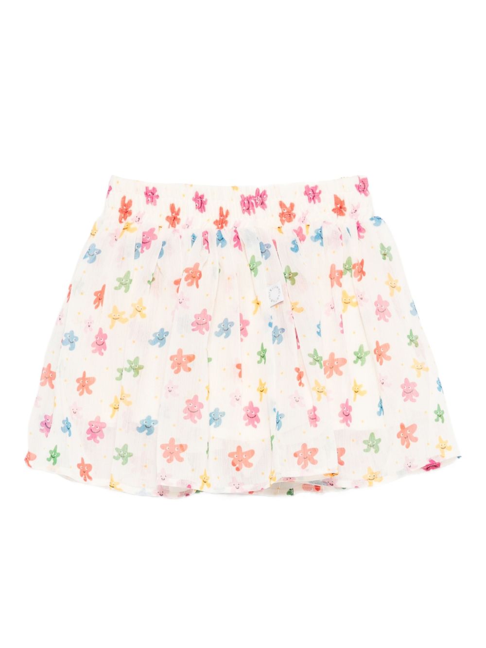 Gonna per neonata Stella McCartney Kids bianco a fiori con vita elasticizzata TX7011 Z3216 101MC STELLA McCARTNEY KIDS 