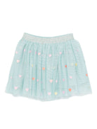 Gonna per bambina Stella McCartney Kids azzurro con decorazione TX7A51 Z3079 923MC STELLA McCARTNEY KIDS 