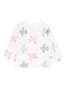 T-shirt per neonata Stella McCartney Kids bianco con stampa grafica TX8070 Z3196 101MC STELLA McCARTNEY KIDS 