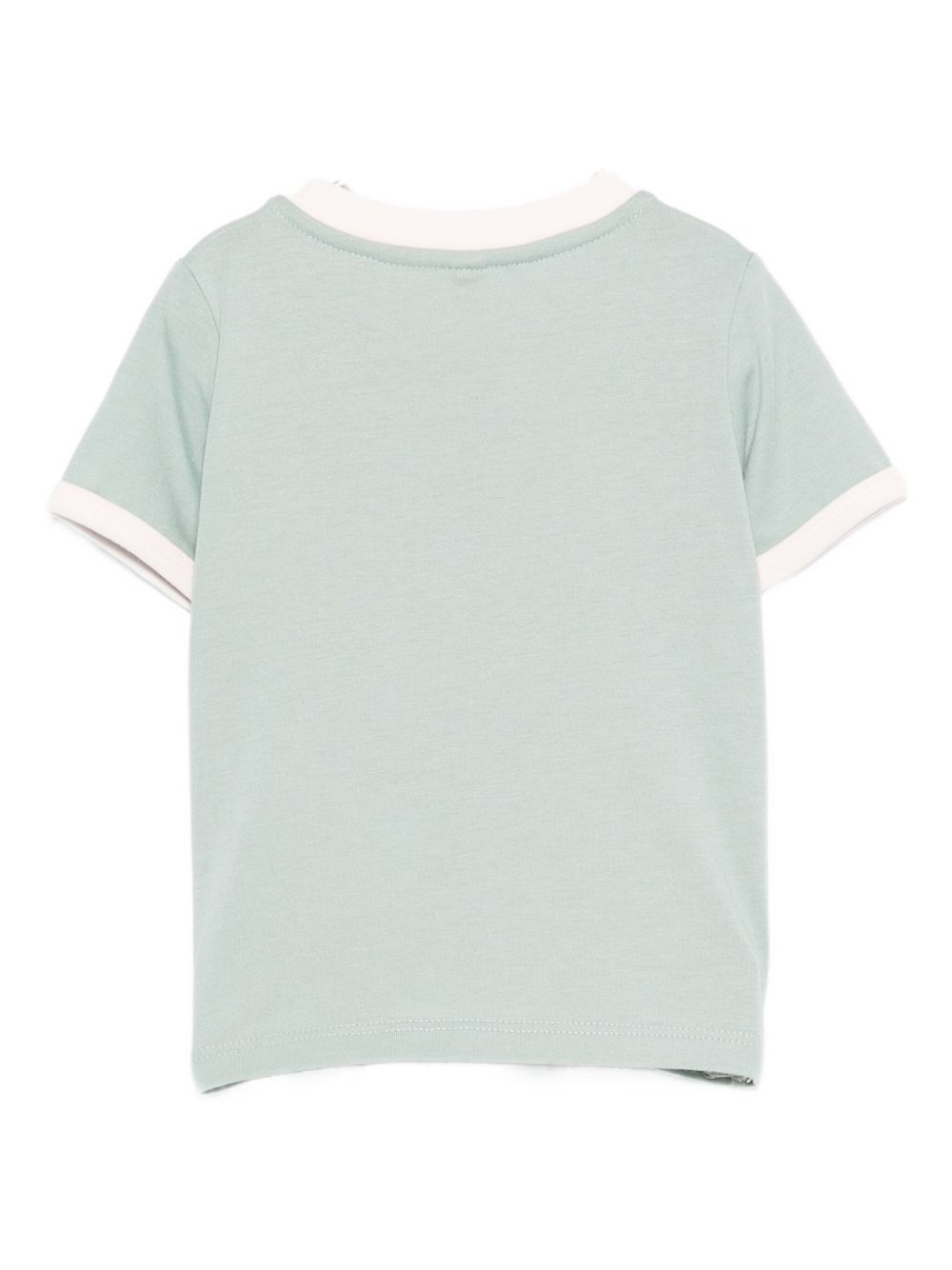 T-shirt per neonata Stella McCartney Kids verde con stampa sul davanti TX8091 Z0434 923 STELLA McCARTNEY KIDS 