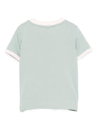 T-shirt per neonata Stella McCartney Kids verde con stampa sul davanti TX8091 Z0434 923 STELLA McCARTNEY KIDS 
