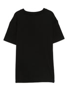 T-shirt per bambini Stella McCartney Kids nera con logo sul davanti TX8C31 Z0434 961 STELLA McCARTNEY KIDS 