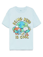 T-shirt per bambino Stella McCartney Kids azzurro con stampa grafica TX8P41 Z0434 670 STELLA McCARTNEY KIDS 