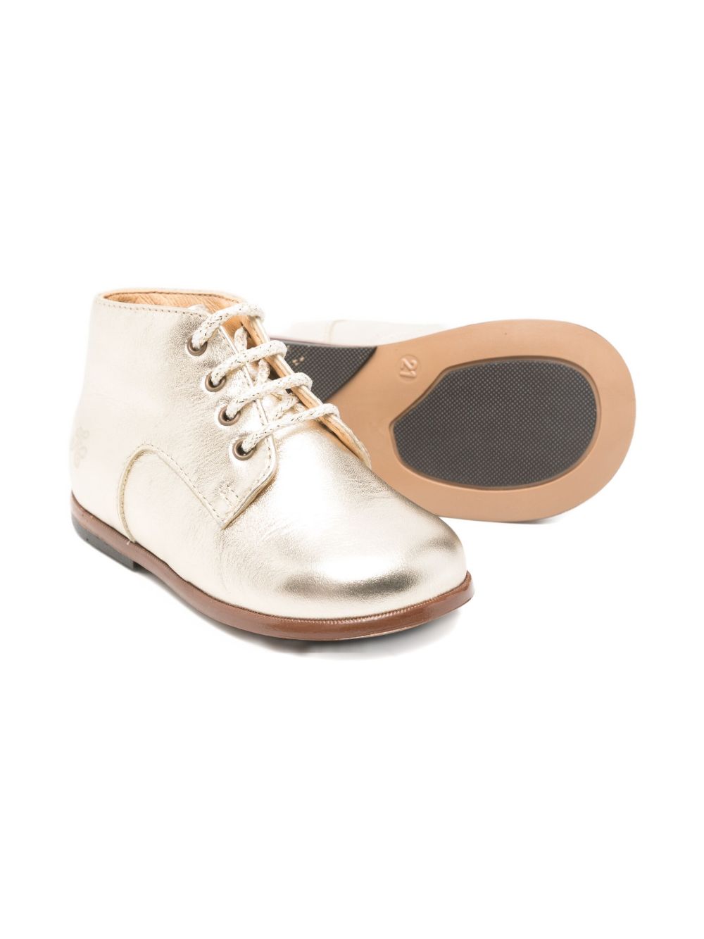 Stivaletti per bambina Tartine Et Chocolat color oro con lacci CA LA04 R3 TArtine & Chocolat KIDS 
