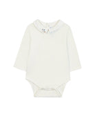Tutina per neonati Tartine Et Chocolat bianca con colletto alla Peter Pan CB11031 43 TArtine & Chocolat KIDS 
