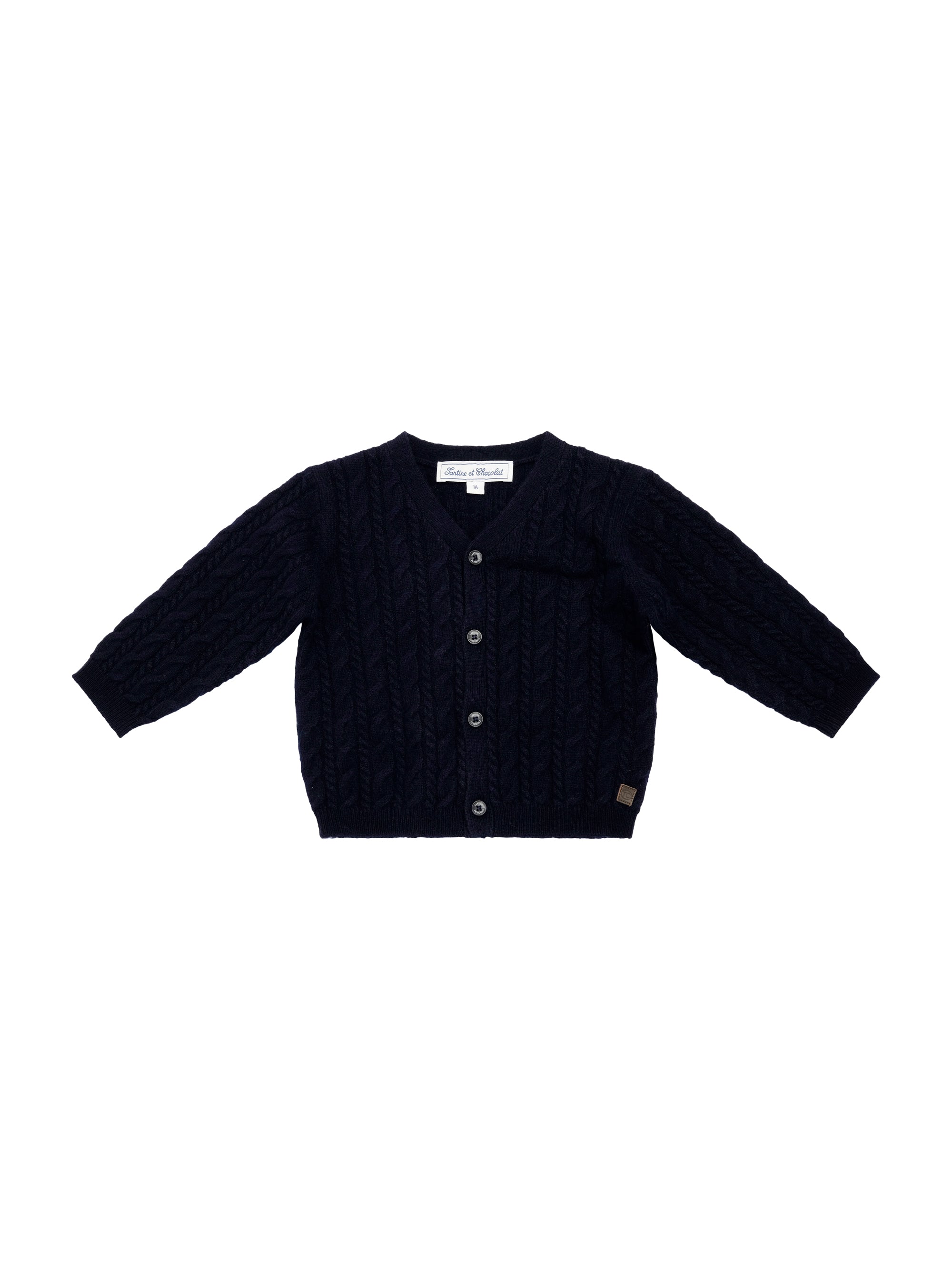 Cardigan per neonata Tartine Et Chocolate blu con chiusura frontale con bottoni CB18001 04 TArtine & Chocolat KIDS 