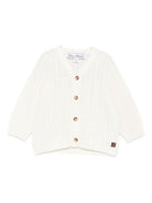 Cardigan per neonata Tartine Et Chocolate bianco con chiusura frontale con bottoni CB18001 13 TArtine & Chocolat KIDS 