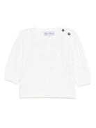 Maglione per neonato Tartine Et Chocolate bianco con maglia a trecce CB18071 13 TArtine & Chocolat KIDS 