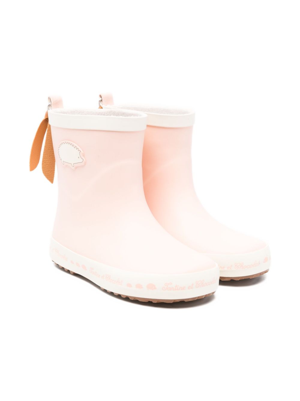 Stivaletti in gomma per bambina Tartine Et Chocolat rosa con suola in gomma VA CU04 02 TArtine & Chocolat KIDS 