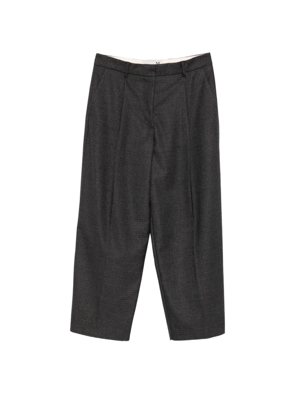 Pantaloni Clelia per donna THE M grigi con pieghe sul davanti CLELIA-CHECK VAR UNICA THE M 