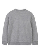 Felpa per bambina Marc Jacobs Kids grigia con logo e paillettes W60570 A35 THE MARC JACOBS KIDS 