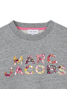 Felpa per bambina Marc Jacobs Kids grigia con logo e paillettes W60570 A35 THE MARC JACOBS KIDS 