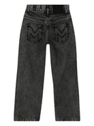 Jeans per bambina Marc Jacobs Kids in denim grigio con decorazione W60594 Z11 THE MARC JACOBS KIDS 