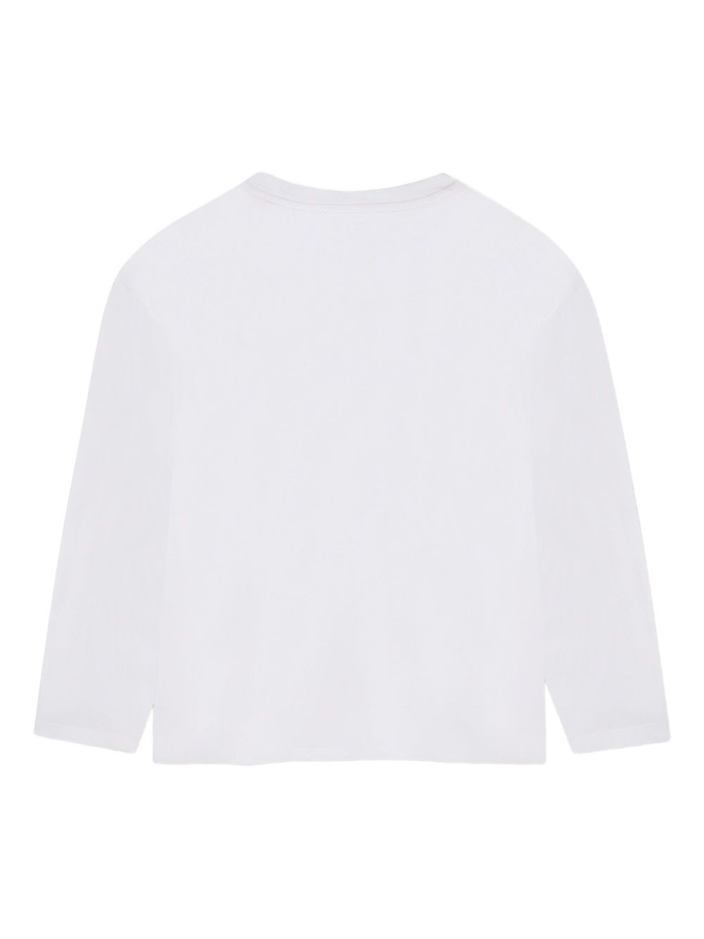 T-shirt a maniche lunghe per bambina Marc Jacobs Kids bianca con stampa grafica a cuore W60611 10P THE MARC JACOBS KIDS 