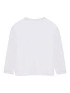 T-shirt a maniche lunghe per bambina Marc Jacobs Kids bianca con stampa grafica a cuore W60611 10P THE MARC JACOBS KIDS 