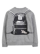 Felpa per bambino The Marc Jacobs Kids grigio con stampa grafica W60623 A35 THE MARC JACOBS KIDS 