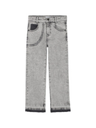 Jeans per bambino Marc Jacobs Kids grigi con stampa logo W60646 09B THE MARC JACOBS KIDS 