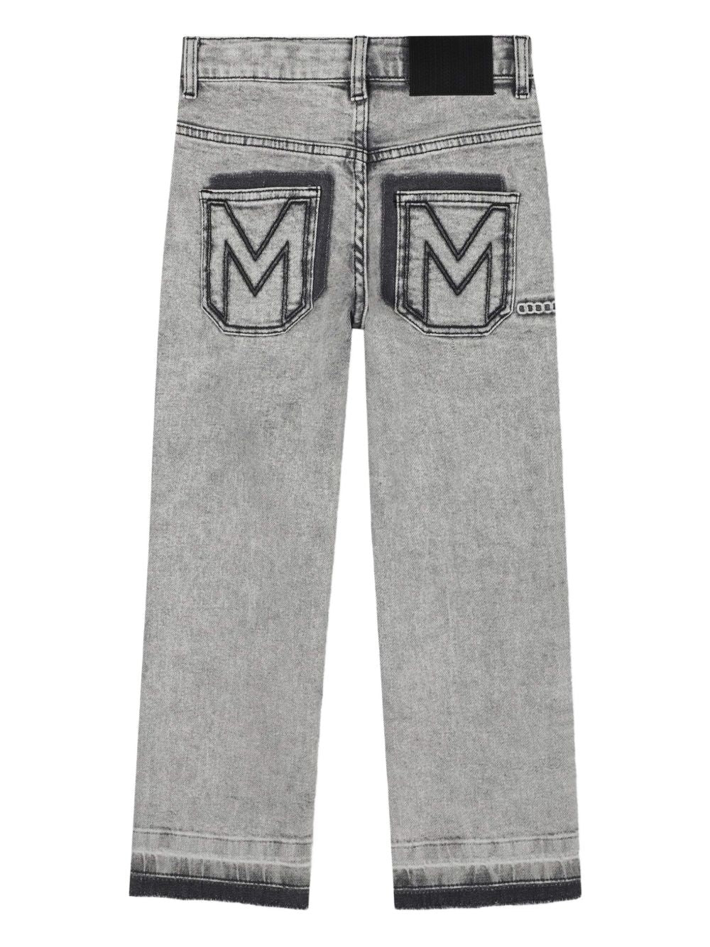 Jeans per bambino Marc Jacobs Kids grigi con stampa logo W60646 09B THE MARC JACOBS KIDS 