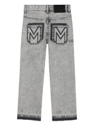 Jeans per bambino Marc Jacobs Kids grigi con stampa logo W60646 09B THE MARC JACOBS KIDS 