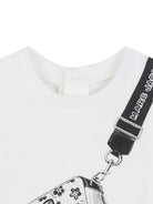 Abito per neonata The Marc Jacobs Kids bianco con stampa grafica W60667 126 THE MARC JACOBS KIDS 