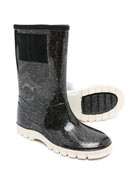 Stivali per bambina Marc Jacobs Kids neri con dettagli glitterati W60673 09B THE MARC JACOBS KIDS 